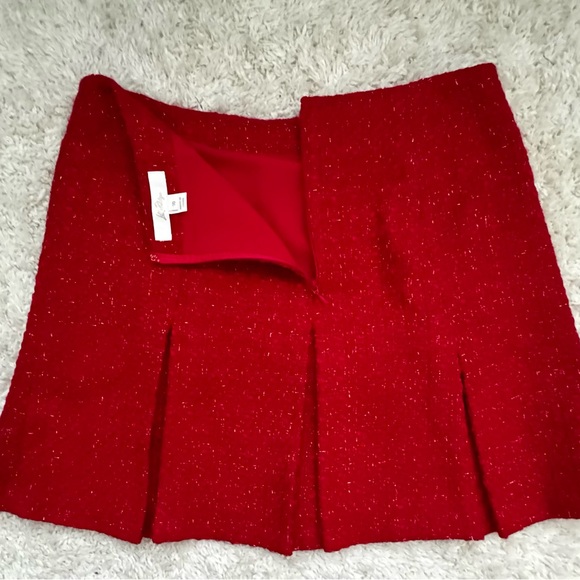 Lilly Pulitzer Vibrant Red Mini Skirt - Picture 5 of 7